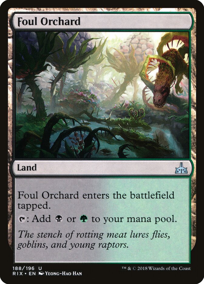 Foul Orchard - Rivals of Ixalan (Uncommon) [RIX-188]
