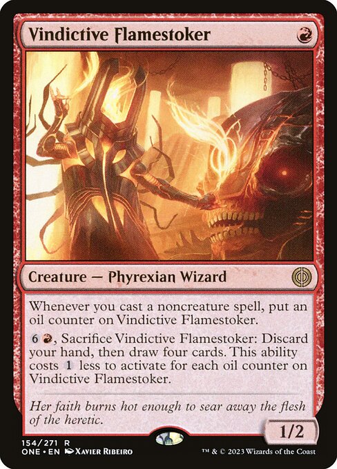 Vindictive Flamestoker – Phyrexia: All Will Be One (ONE-154) Magic: The Gathering card | LC-REM-20260804-15150644756812-f67e7a16-ff30-4fb9-9fcb-6561eec50caf