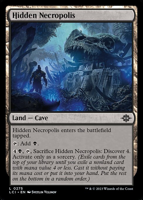 Hidden Necropolis – The Lost Caverns of Ixalan (LCI-275) Magic: The Gathering card