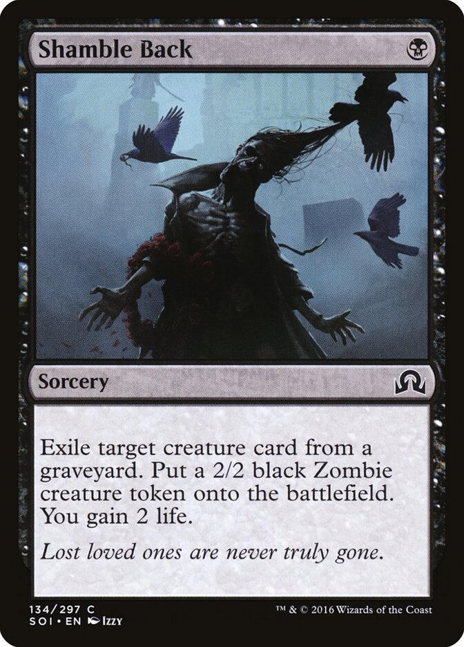 Shamble Back - Shadows over Innistrad (Common) [SOI-134]