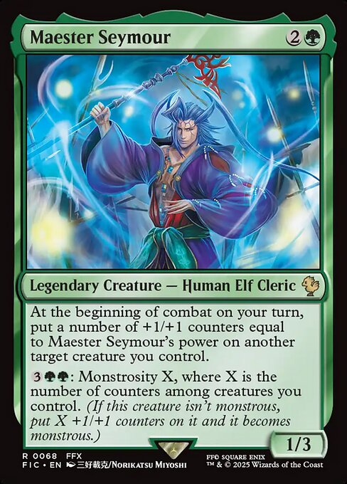 Maester Seymour – Final Fantasy Commander (FIC-68) Magic: The Gathering card | LC-REM-20260804-15339611226444-f6a4267b-aa76-4dec-bc72-252236c44968