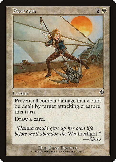 Restrain – Invasion (INV-30) Magic: The Gathering card
