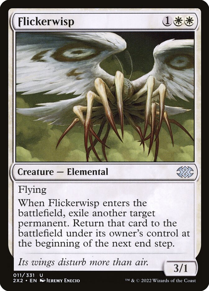 Flickerwisp - Double Masters 2022 (Uncommon) [2X2-11]