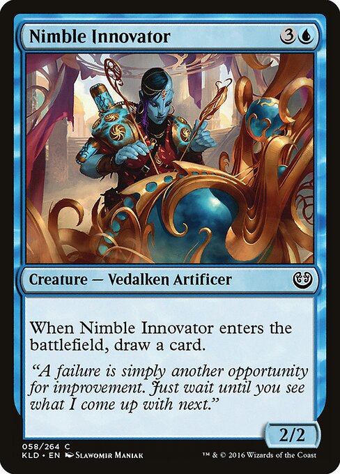 Nimble Innovator – Kaladesh (KLD-58) Magic: The Gathering card