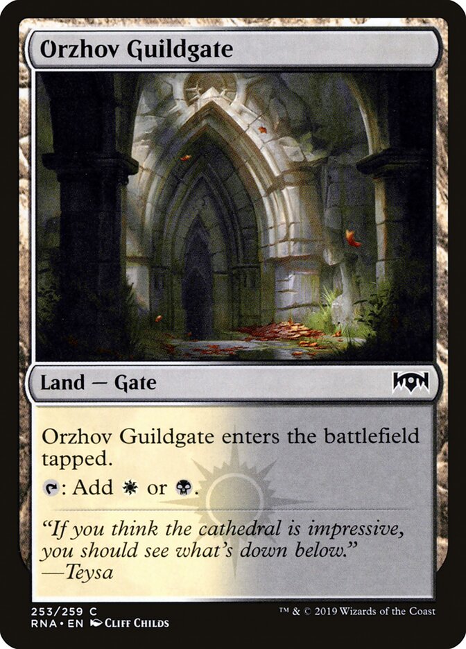 Orzhov Guildgate (V.2) - Ravnica Allegiance (Common) [RNA-253] Hauptbild