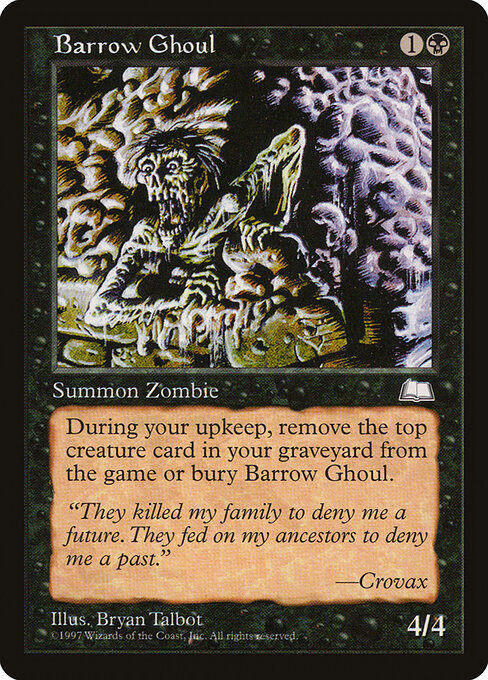 Barrow Ghoul – Weatherlight (WTH-61) Magic: The Gathering card | LC-REM-20260804-15711412093260-f7055007-83dd-40fe-b2a1-4b3132f636db