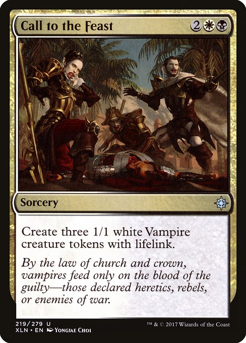 Call to the Feast – Ixalan (XLN-219) Magic: The Gathering card