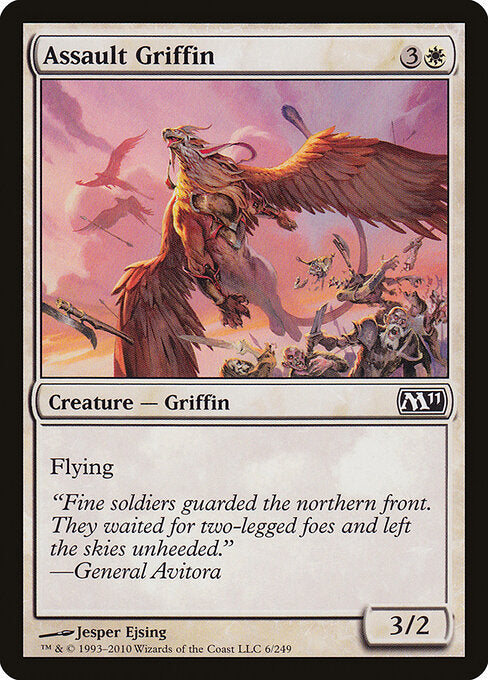 Assault Griffin – Magic 2011 (M11-6) Magic: The Gathering card Main image