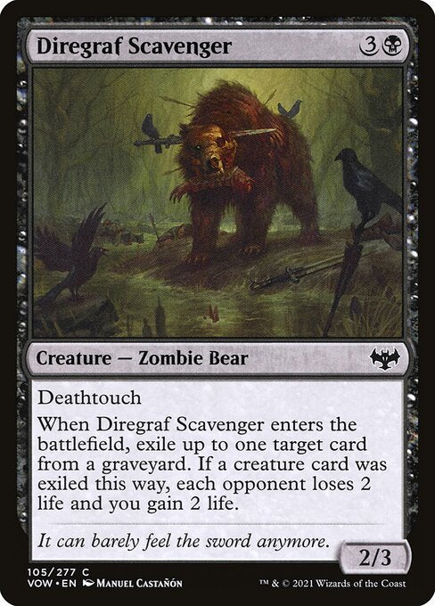Diregraf Scavenger – Innistrad: Crimson Vow (VOW-105) Magic: The Gathering card