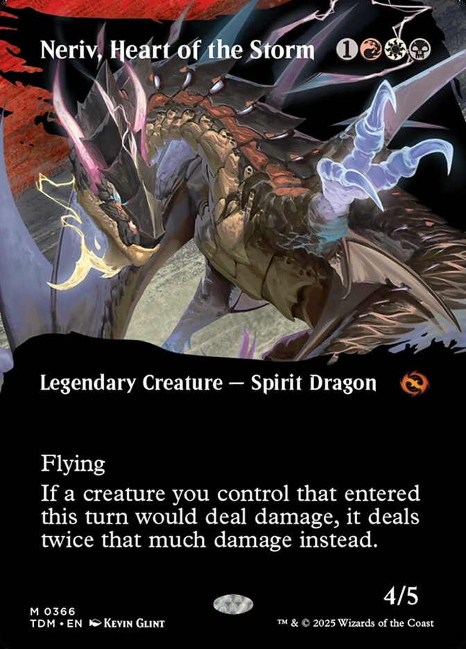 Magic-kaart Neriv, Heart of the Storm XTDM-366 uit Tarkir: Dragonstorm: Extras (Mythic) Hoofdafbeelding