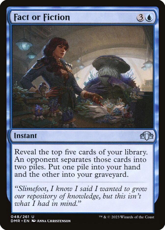 Fact or Fiction - Dominaria Remastered (Uncommon) [DMR-48]