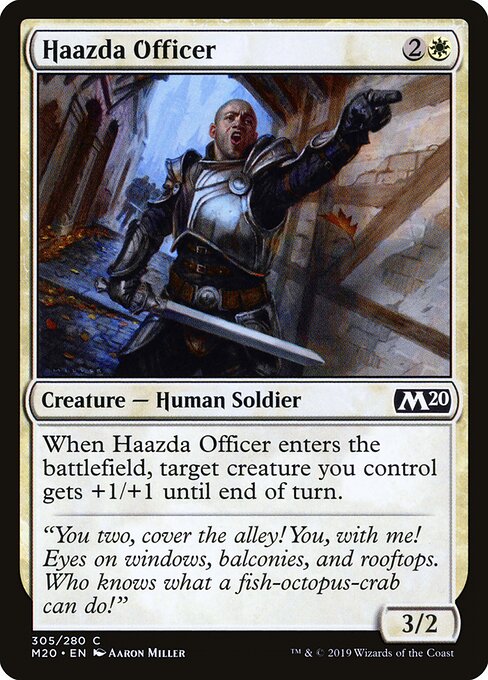 Haazda Officer – Core Set 2020 (M20-305) Magic: The Gathering card | LC-REM-20260804-15711430705484-f766418a-eb1d-4536-ae51-7f3e8969bb78