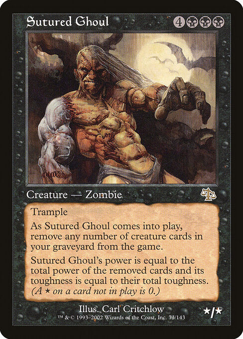 Sutured Ghoul – Judgment (JUD-73) Magic: The Gathering card