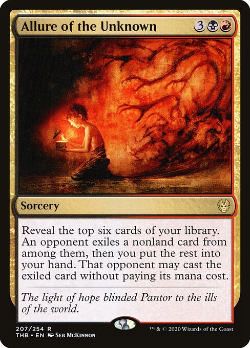 Allure of the Unknown – Theros Beyond Death (THB-207) Magic: The Gathering card Immagine principale del prodotto