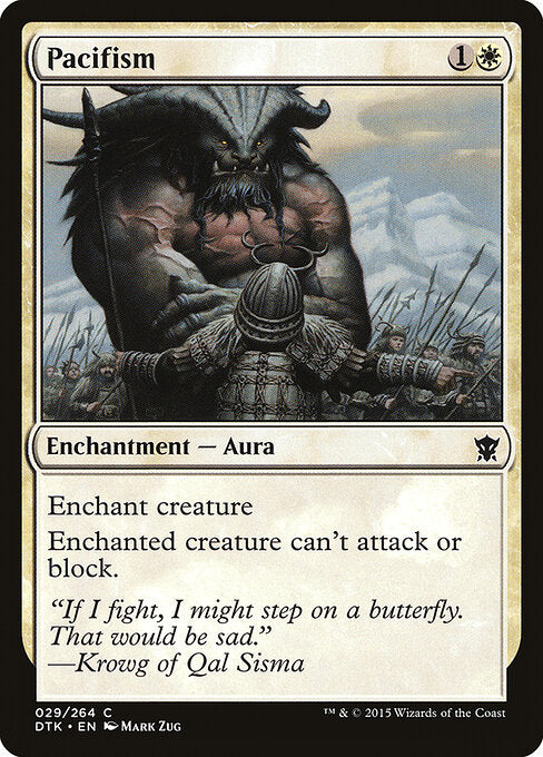 Pacifism – Dragons of Tarkir (DTK-29) Magic: The Gathering card