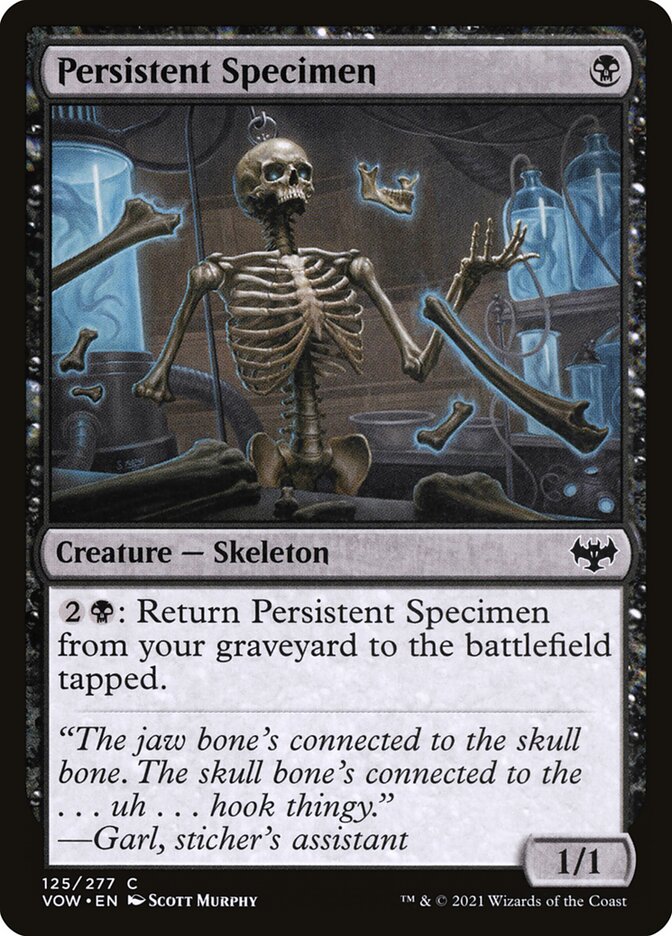 Persistent Specimen - Innistrad: Crimson Vow (Common) [VOW-125] Main image