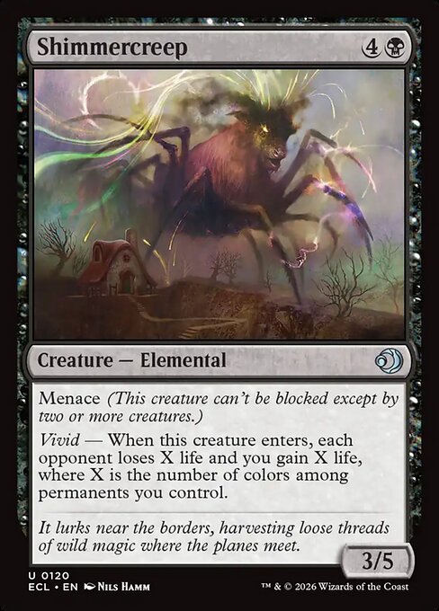 Shimmercreep – Lorwyn Eclipsed (ECL-120) Magic: The Gathering card