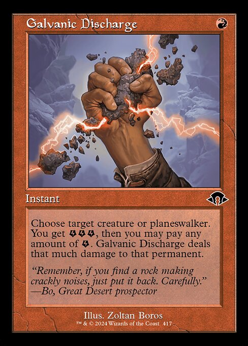 Galvanic Discharge – Modern Horizons 3 (MH3-417) Magic: The Gathering card | LC-REM-20260804-15151342059852-f7d3315d-2472-4fb5-8aba-611037043cbf