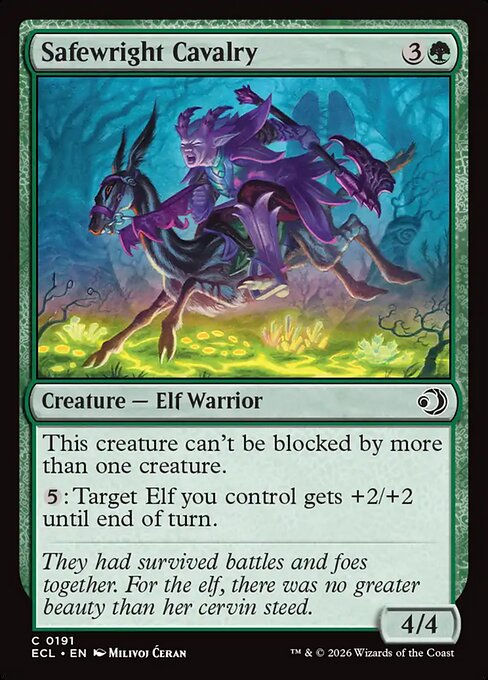 Safewright Cavalry – Lorwyn Eclipsed (ECL-191) Magic: The Gathering card Hauptbild