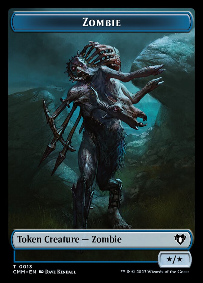 Magic-kaart Zombie // City's Blessing TCMM-13 uit Commander Masters Tokens (Token) Imagen principal del producto