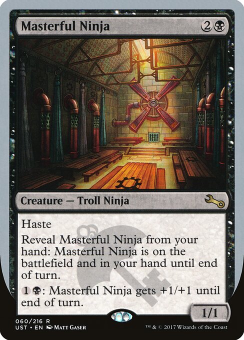 Masterful Ninja – Unstable (UST-60) Magic: The Gathering card