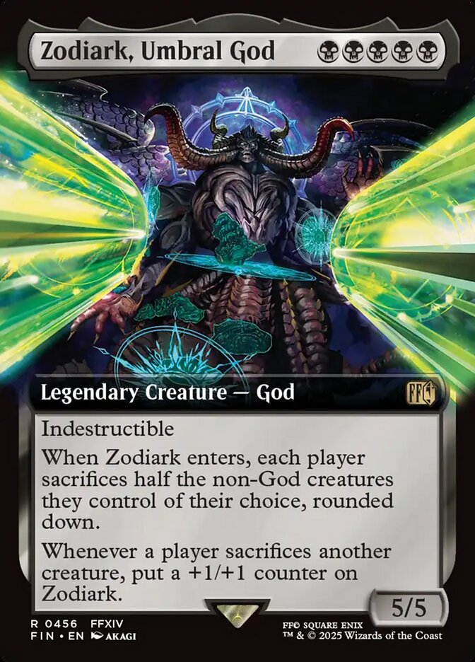 Magic-kaart Zodiark, Umbral God FIN-456 uit Final Fantasy (Rare) Immagine principale del prodotto