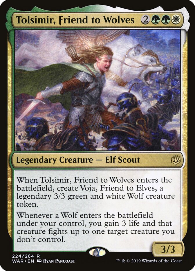 Tolsimir, Friend to Wolves - War of the Spark (Rare) [WAR-224]
