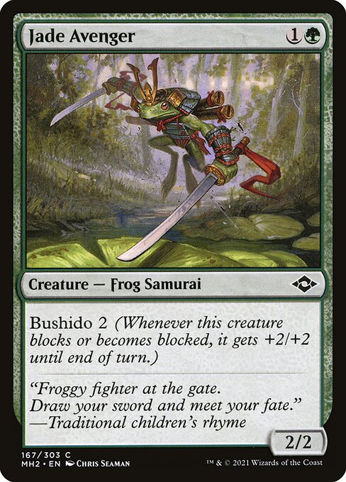 Jade Avenger – Modern Horizons 2 (MH2-167) Magic: The Gathering card