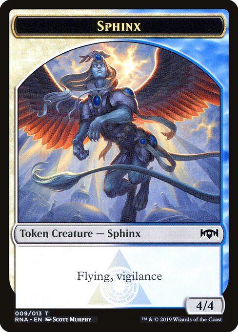 Sphinx – Ravnica Allegiance Tokens (TRNA-9) Magic: The Gathering card | LC-REM-20260804-15151822307660-f82ba894-7b10-45ae-9322-60ef85a2869d