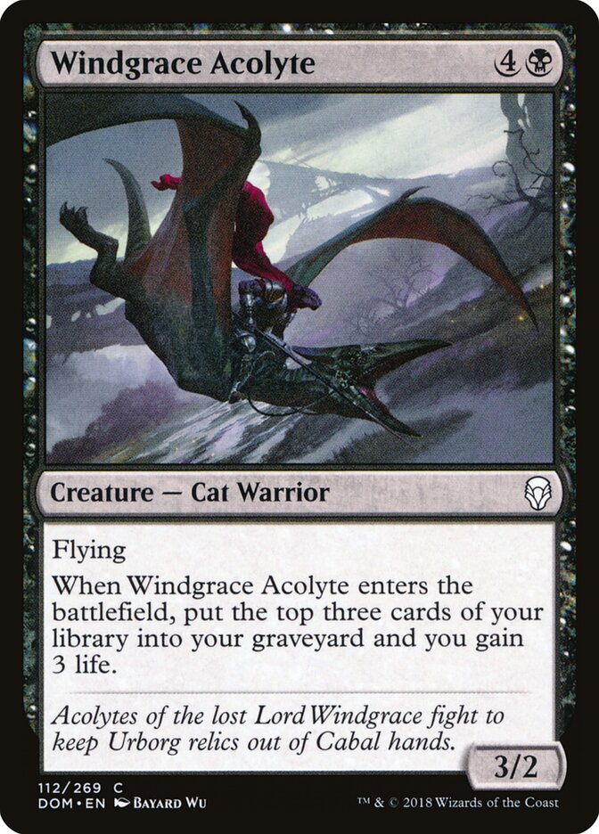 Windgrace Acolyte - Dominaria (Common) [DOM-112]