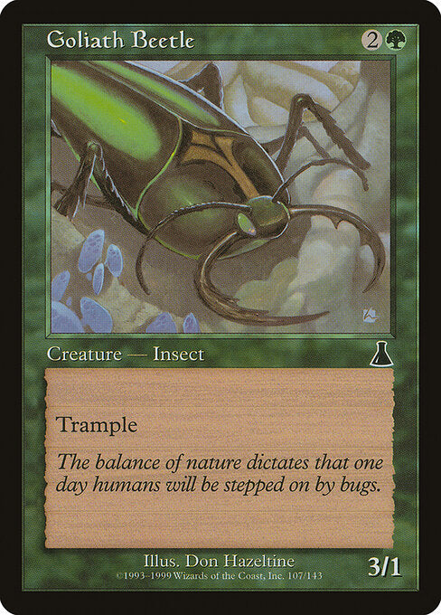 Goliath Beetle – Urza's Destiny (UDS-107) Magic: The Gathering card | LC-REM-20260804-15935502156108-f83d8765-f654-4837-9b06-739610188415 Imagen principal del producto