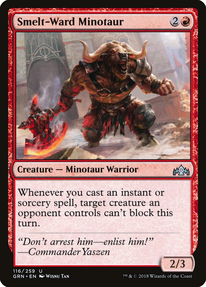 Smelt-Ward Minotaur - Guilds of Ravnica (Uncommon) [GRN-116]