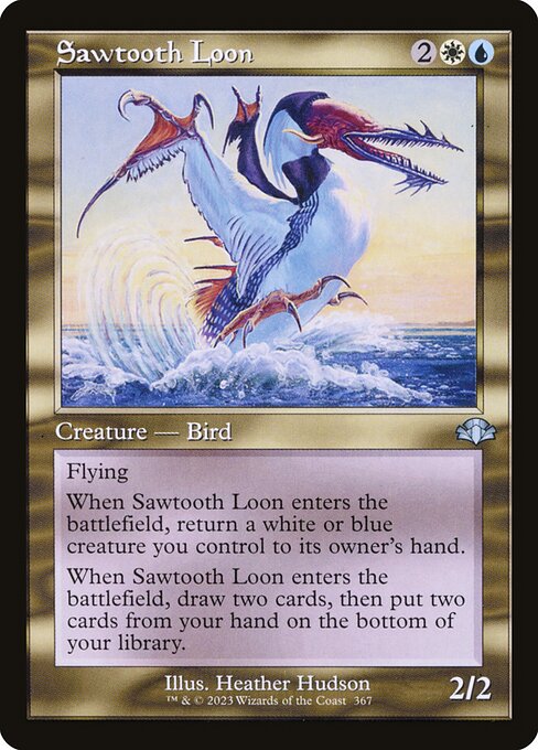 Sawtooth Loon – Dominaria Remastered (DMR-367) Magic: The Gathering card | LC-REM-20260804-15151569371468-f856897c-fb63-4ba2-a1ce-9a8a0bf67072