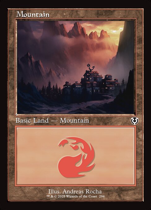 Mountain – Innistrad Remastered (INR-294) Magic: The Gathering card