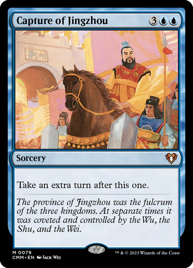 Magic-kaart Capture of Jingzhou CMM-79 uit Commander Masters (Mythic)