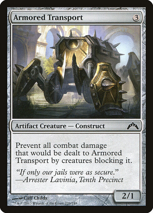 Armored Transport – Gatecrash (GTC-226) Magic: The Gathering card Immagine principale del prodotto