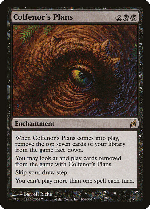 Colfenor's Plans – Lorwyn (LRW-106) Magic: The Gathering card