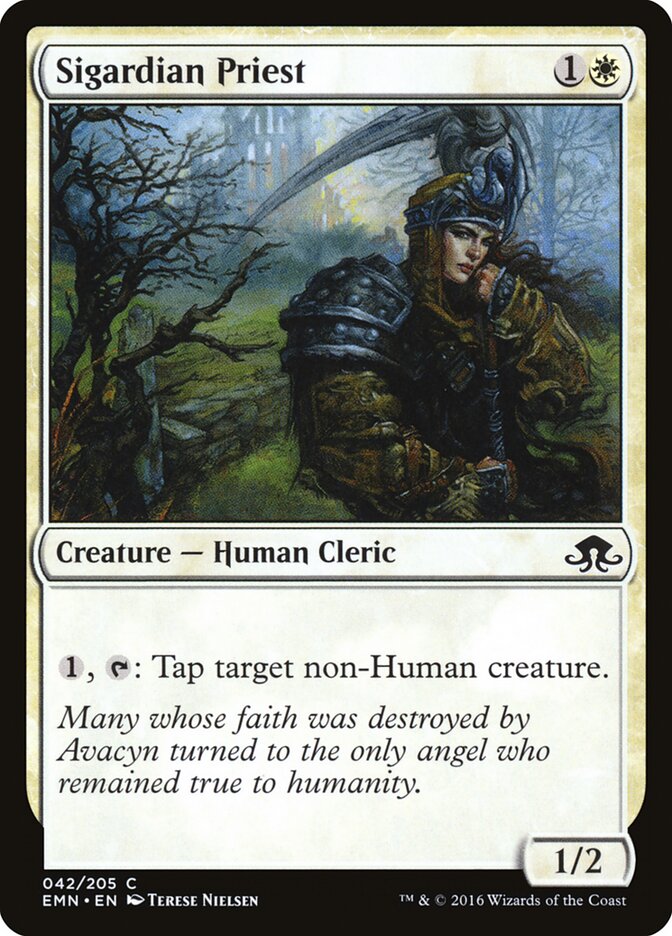 Sigardian Priest - Eldritch Moon (Common) [EMN-42] Hoofdafbeelding