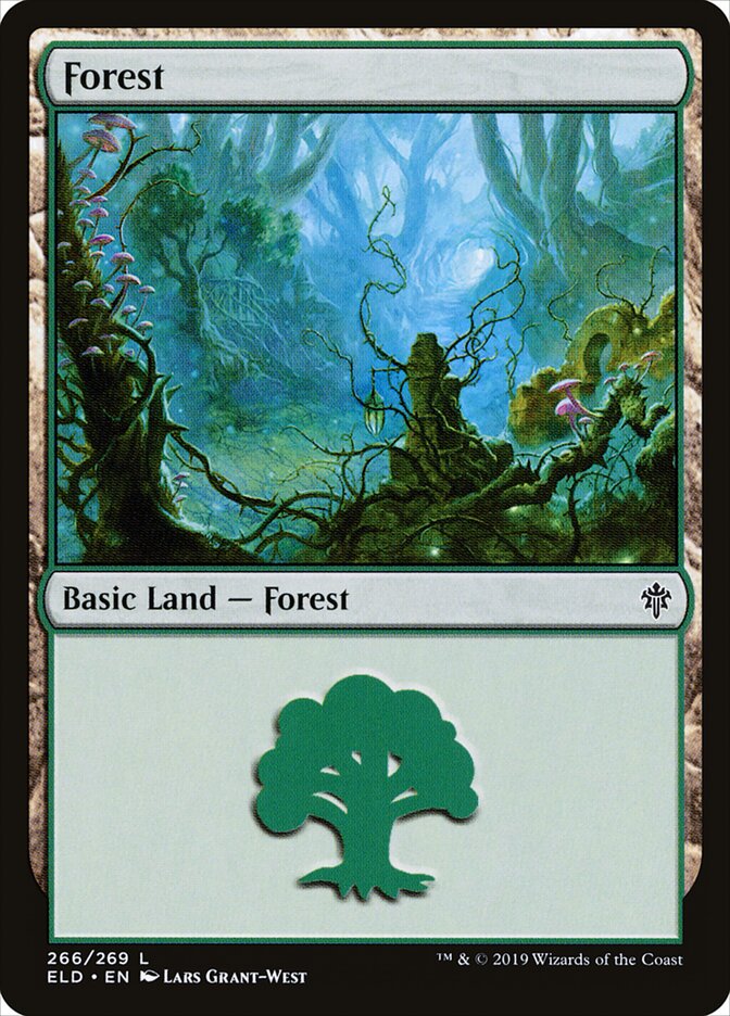 Forest (V.1) - Throne of Eldraine (Land) [ELD-266]
