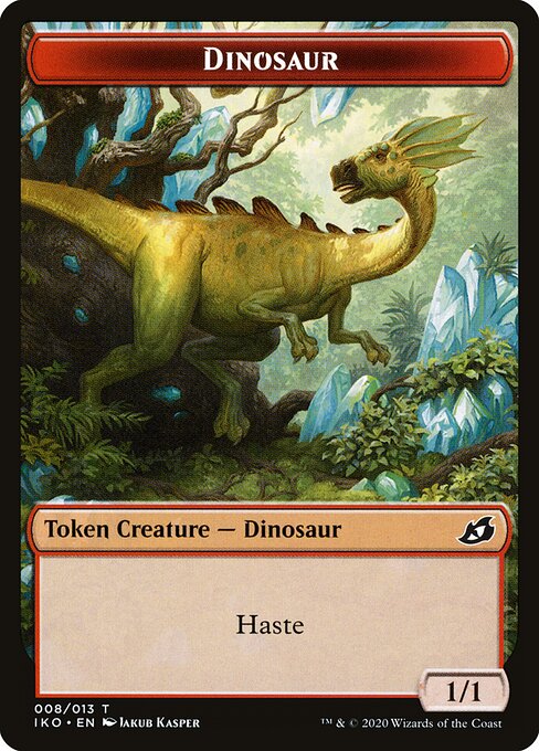 Dinosaur – Ikoria: Lair of Behemoths Tokens (TIKO-8) Magic: The Gathering card | LC-REM-20260804-15151144337740-f918b740-1984-4090-8886-9e290a698b95 Main image