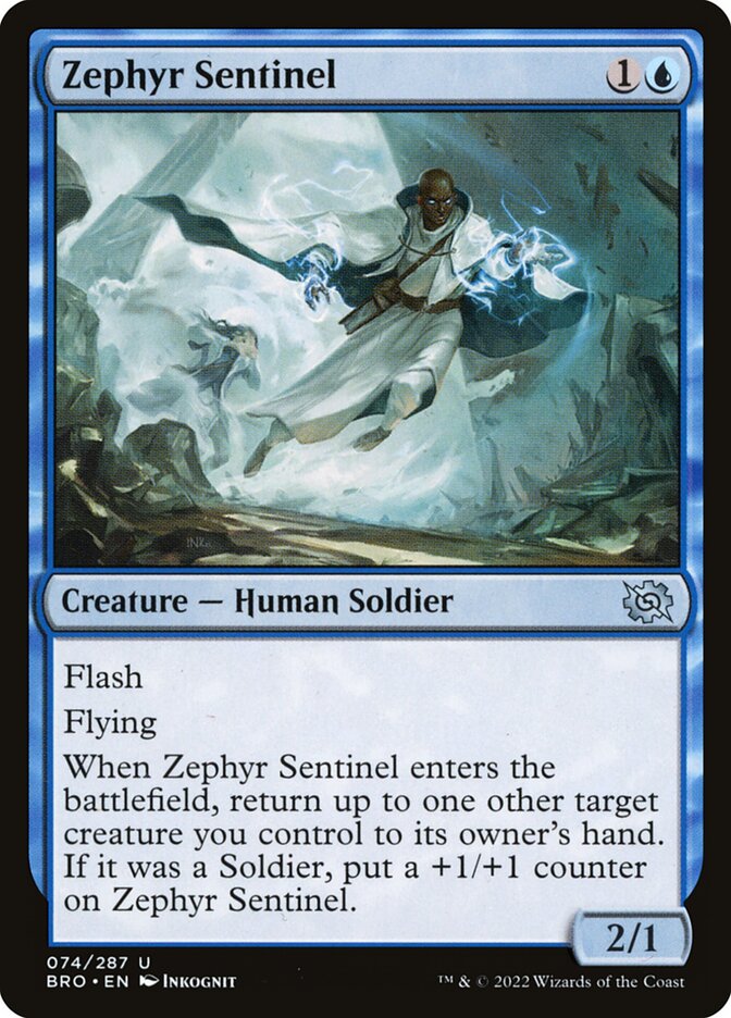 Zephyr Sentinel - The Brothers' War (Uncommon) [BRO-74]
