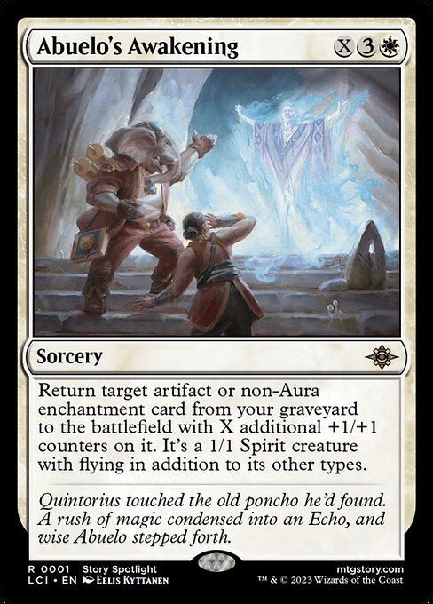 Abuelo's Awakening – The Lost Caverns of Ixalan (LCI-1) Magic: The Gathering card | LC-REM-20260804-15393156628812-f93b725e-2b9c-4830-ac54-b2562afe09bb Hoofdafbeelding