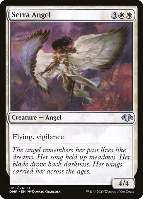 Serra Angel – Dominaria Remastered (DMR-25) Magic: The Gathering card Immagine principale del prodotto