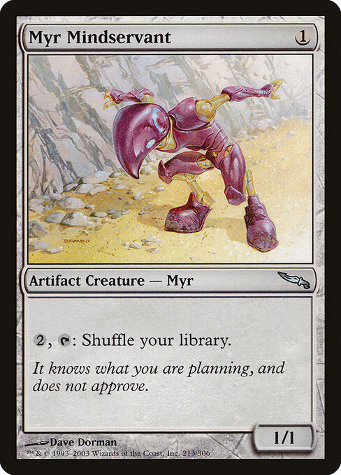Myr Mindservant – Mirrodin (MRD-213) Magic: The Gathering card | LC-REM-20260804-15617495040332-f98ce711-8f68-4487-b67b-be35796ffcff