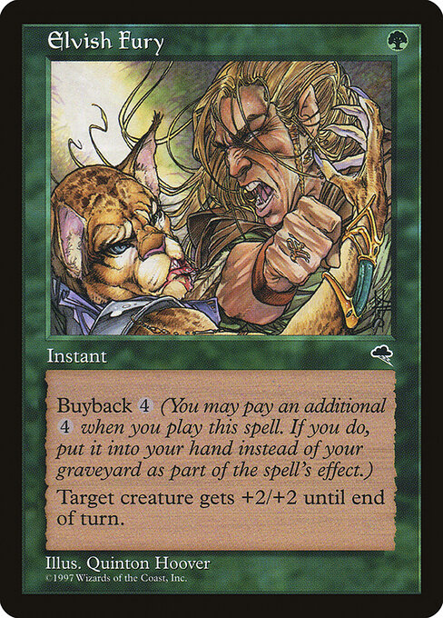 Elvish Fury – Tempest (TMP-226) Magic: The Gathering card | LC-REM-20260804-15359529058636-f99c10b5-b93b-40c3-936c-d1b81b49c5a4