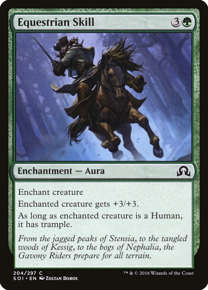 Equestrian Skill - Shadows over Innistrad (Common) [SOI-204] Imagen principal del producto
