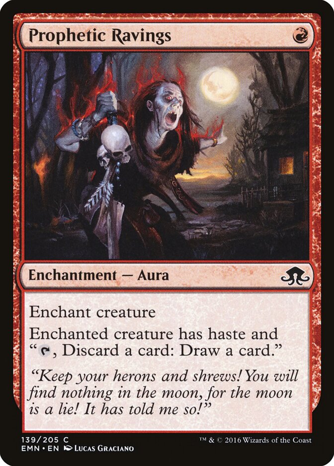 Prophetic Ravings - Eldritch Moon (Common) [EMN-139]