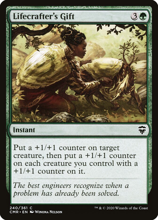 Lifecrafter's Gift - Commander Legends (Common) [CMR-240]