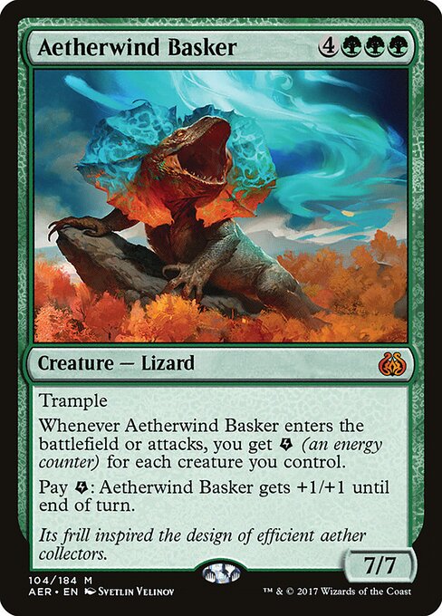 Aetherwind Basker – Aether Revolt (AER-104) Magic: The Gathering card Image principale du produit
