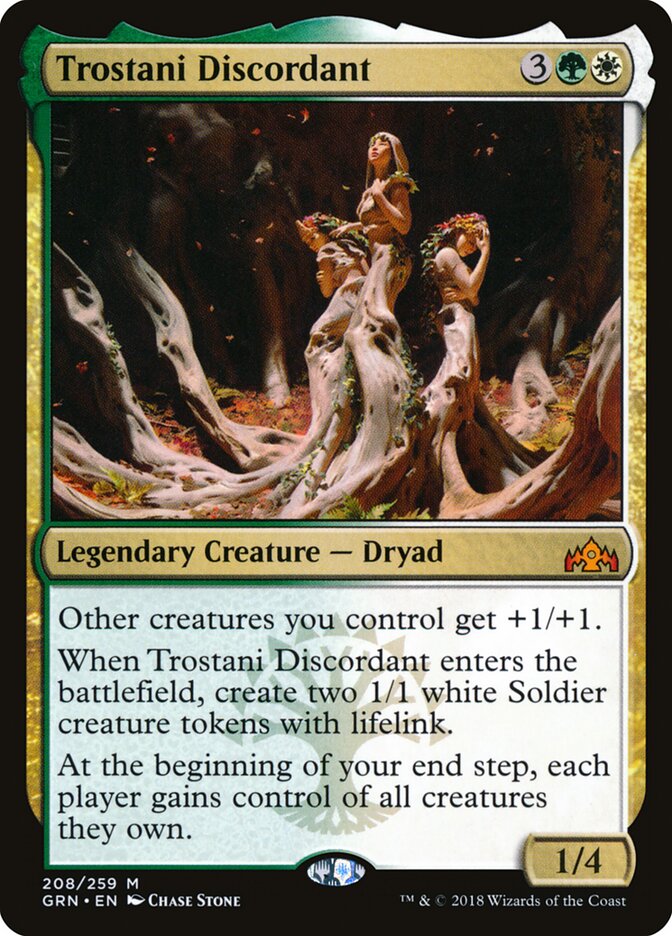 Magic-kaart Trostani Discordant GRN-208 uit Guilds of Ravnica (Mythic)